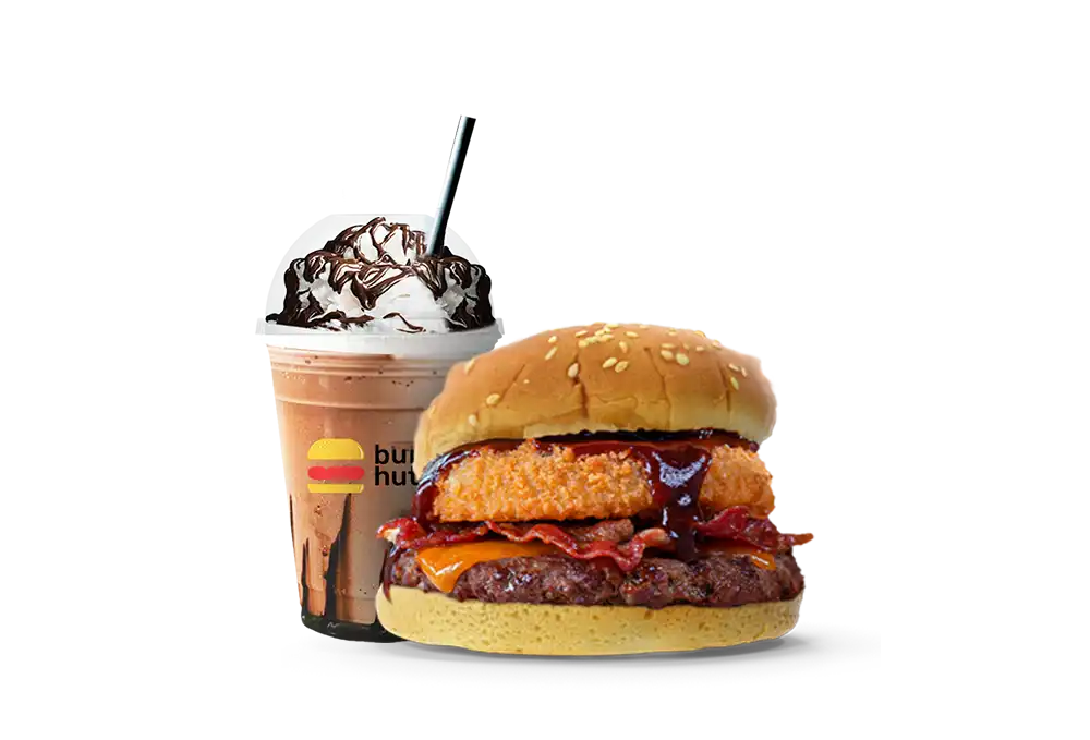 Cowboy-Burger-with-Chocolate-Shake